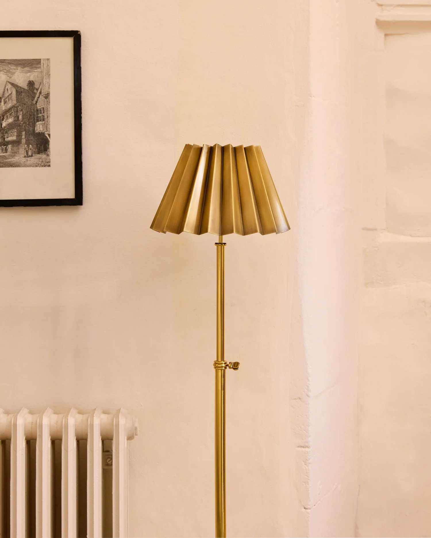 Adjustable Floor Lamp, Brass - Image 6