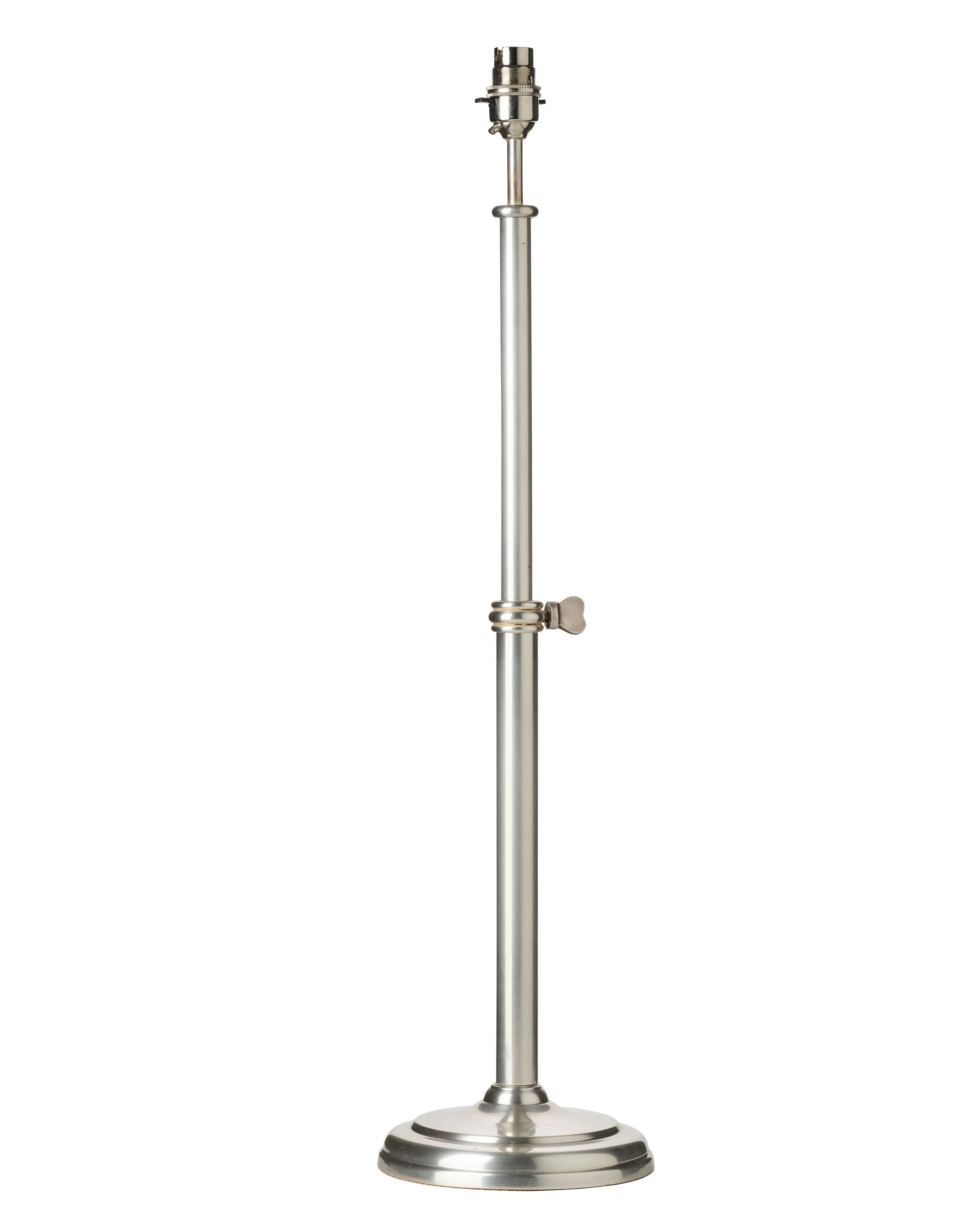 Adjustable Table Lamp Base, Silver - Image 6