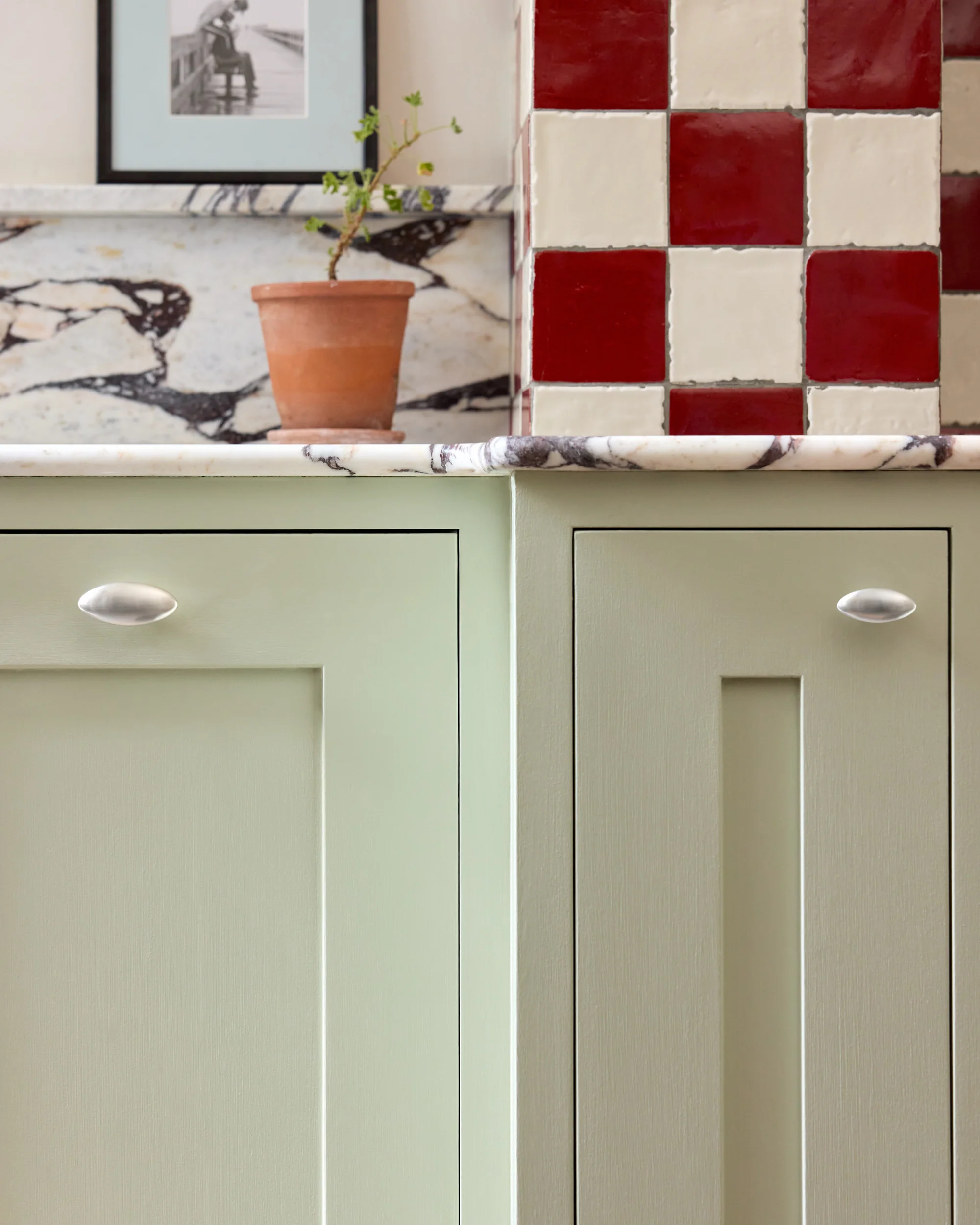 Brushed Nickel Oval Knob - Image 3