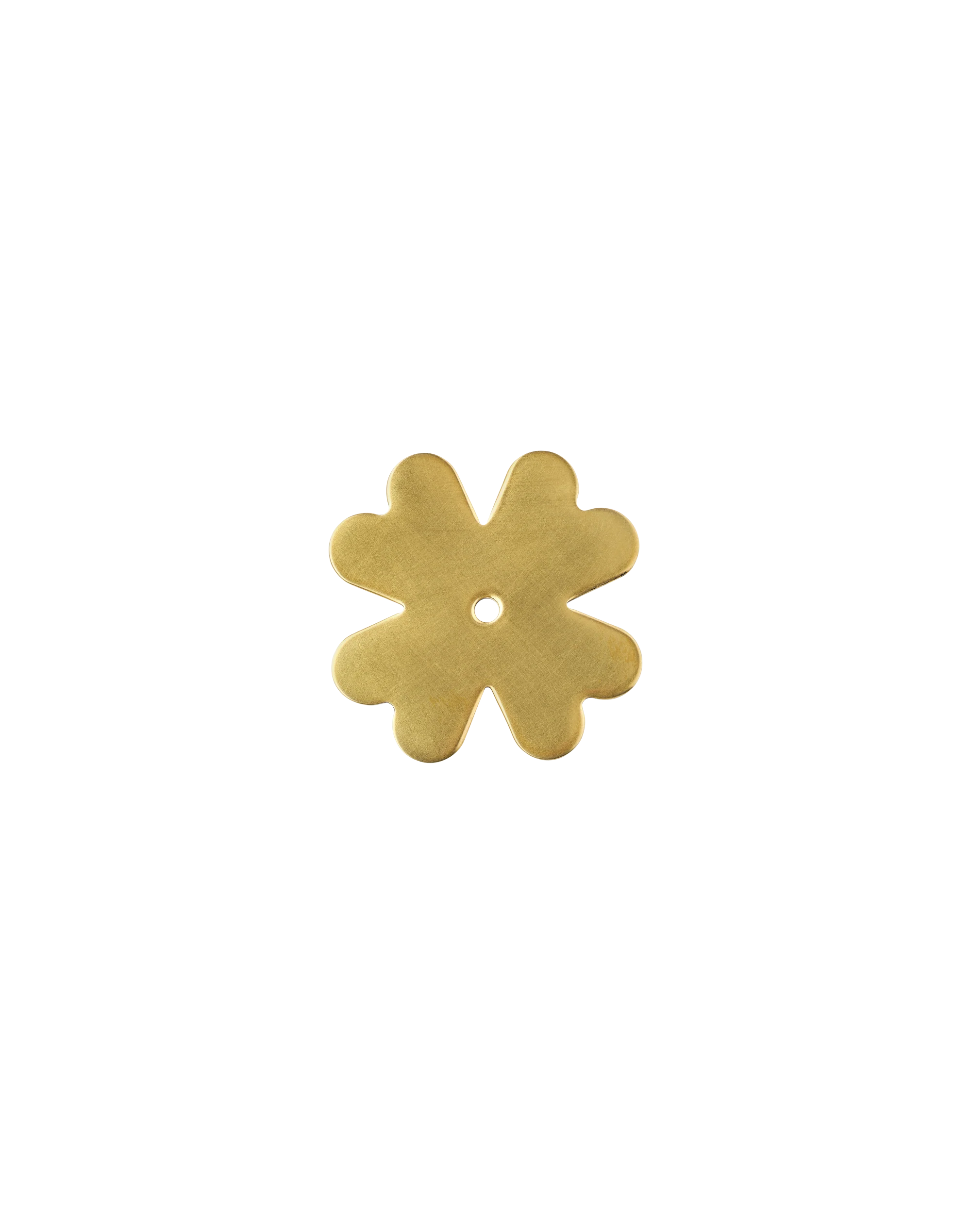 Clover Backplate, Aged Brass - Image 4