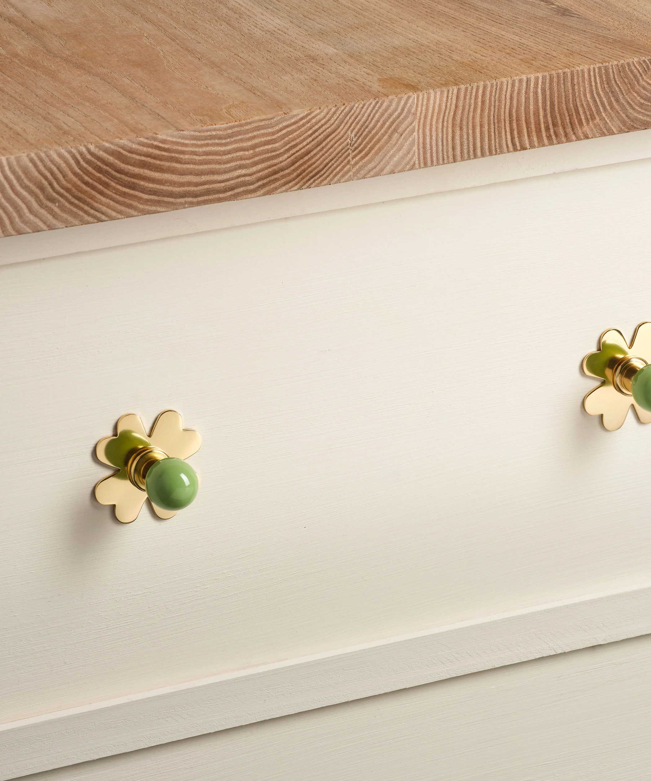 Clover Backplate, Polished Brass - Image 3