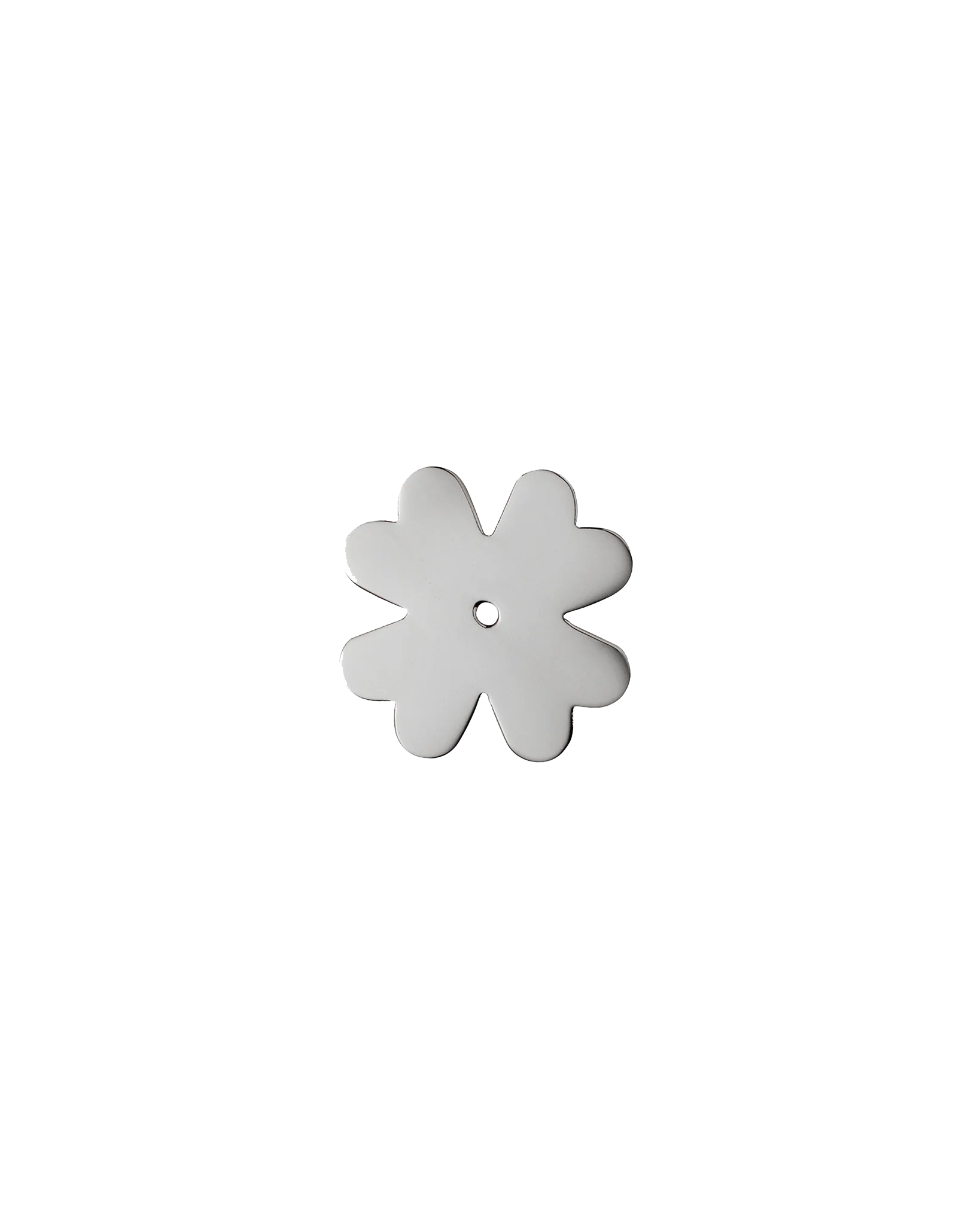 Clover Backplate, Polished Nickel - Image 3