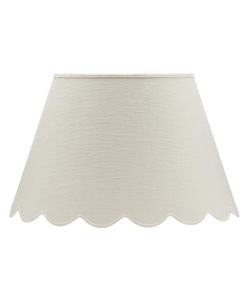 Fabric Scallop Lampshade, Large - Image 3