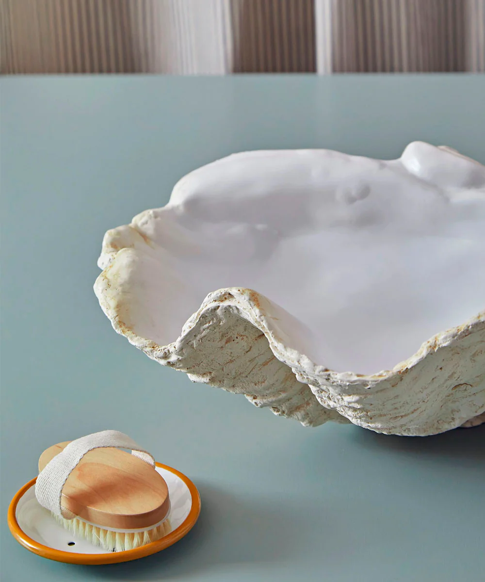 Giant Clam Shell, White - Image 5