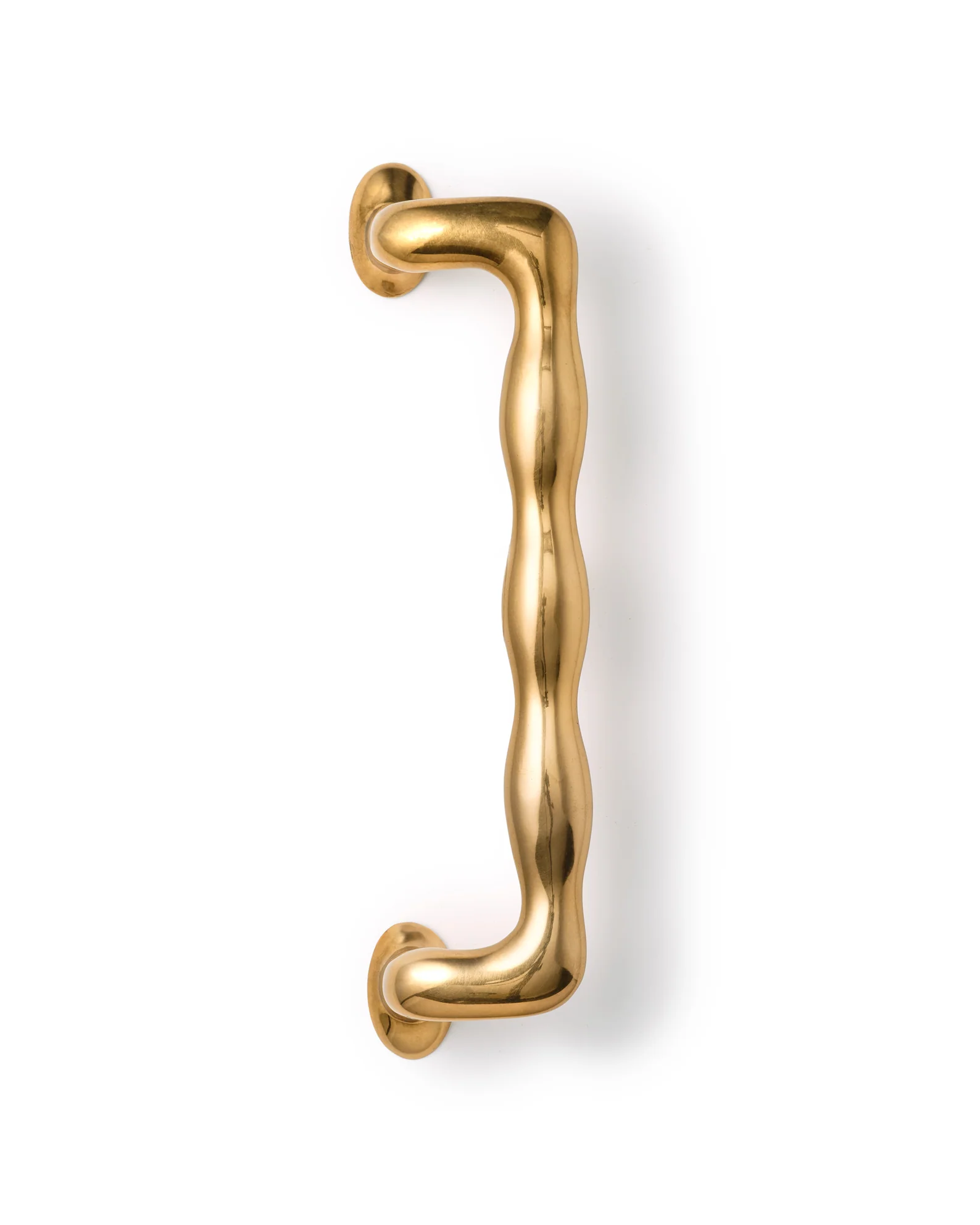Jumbo Wave Handle, Aged Brass - Image 4