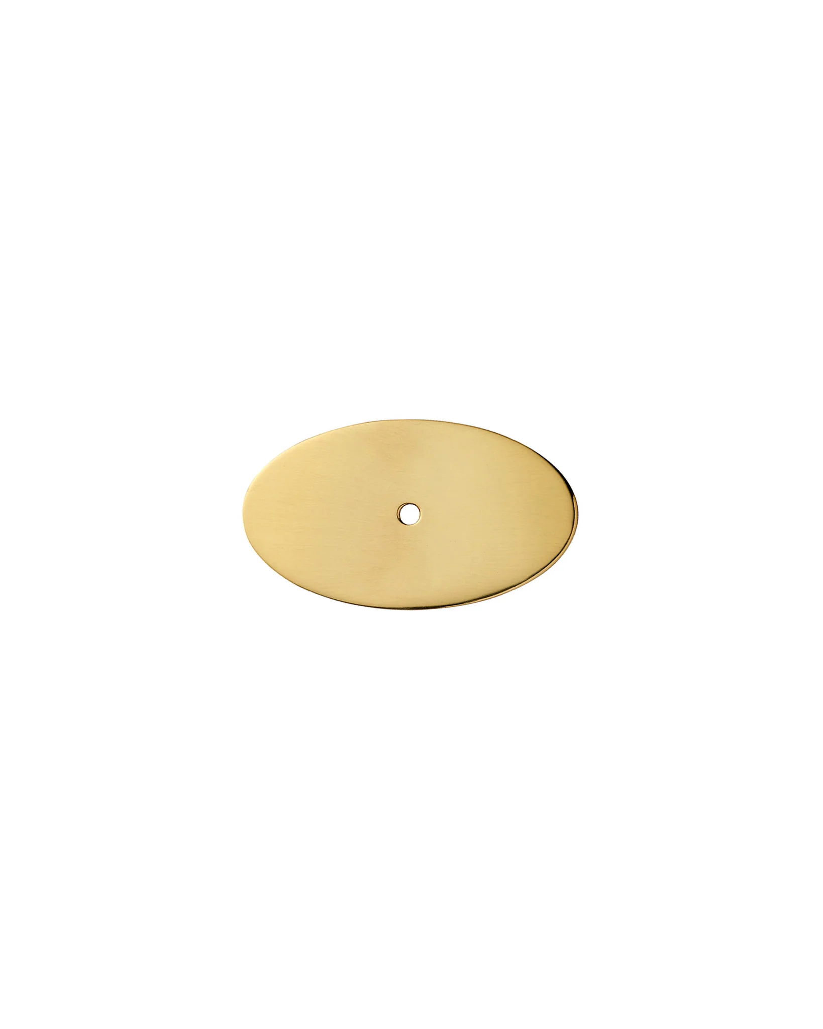 Oval Backplate, Polished Brass - Image 3