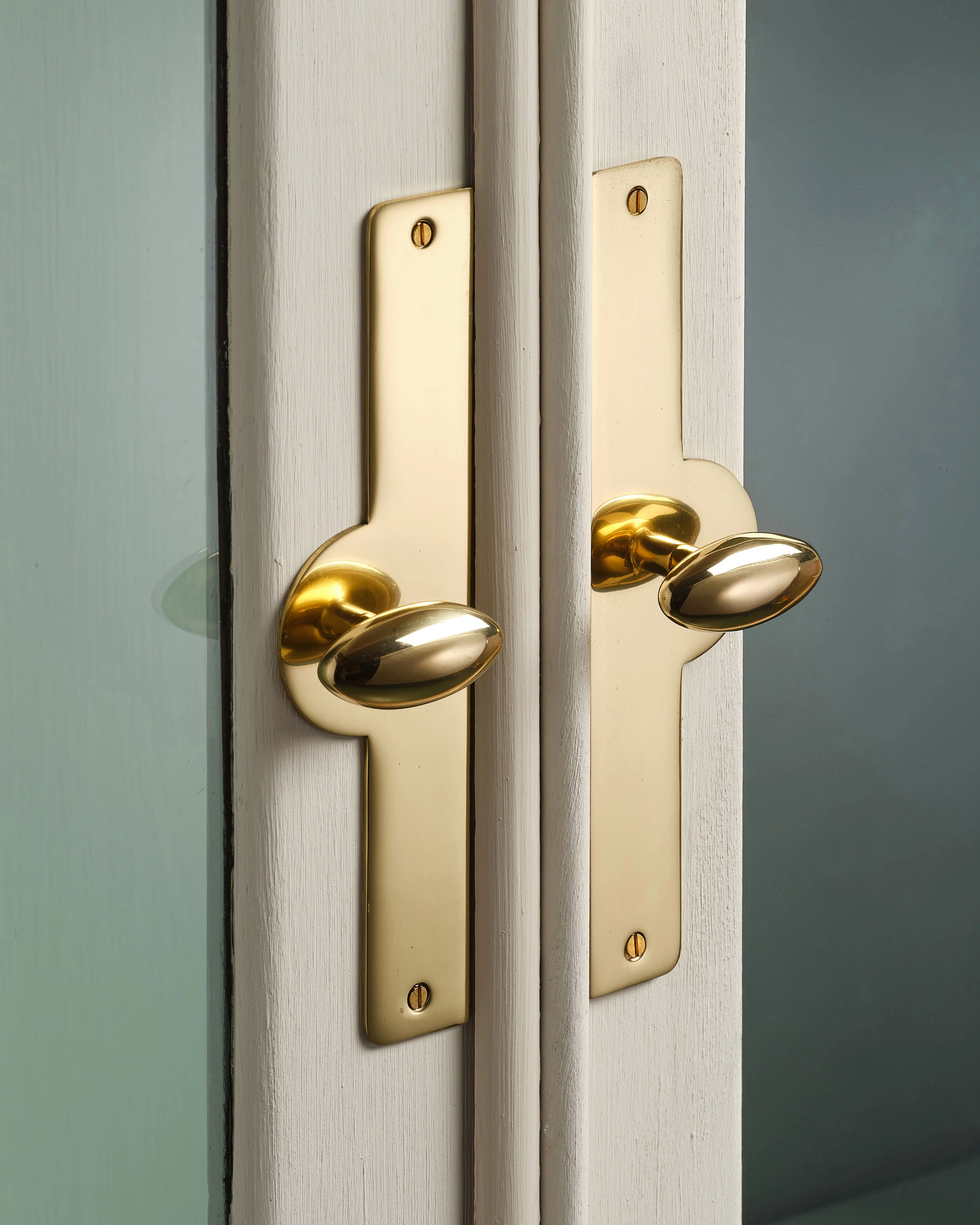 Polished Brass Oval Knob - Image 3