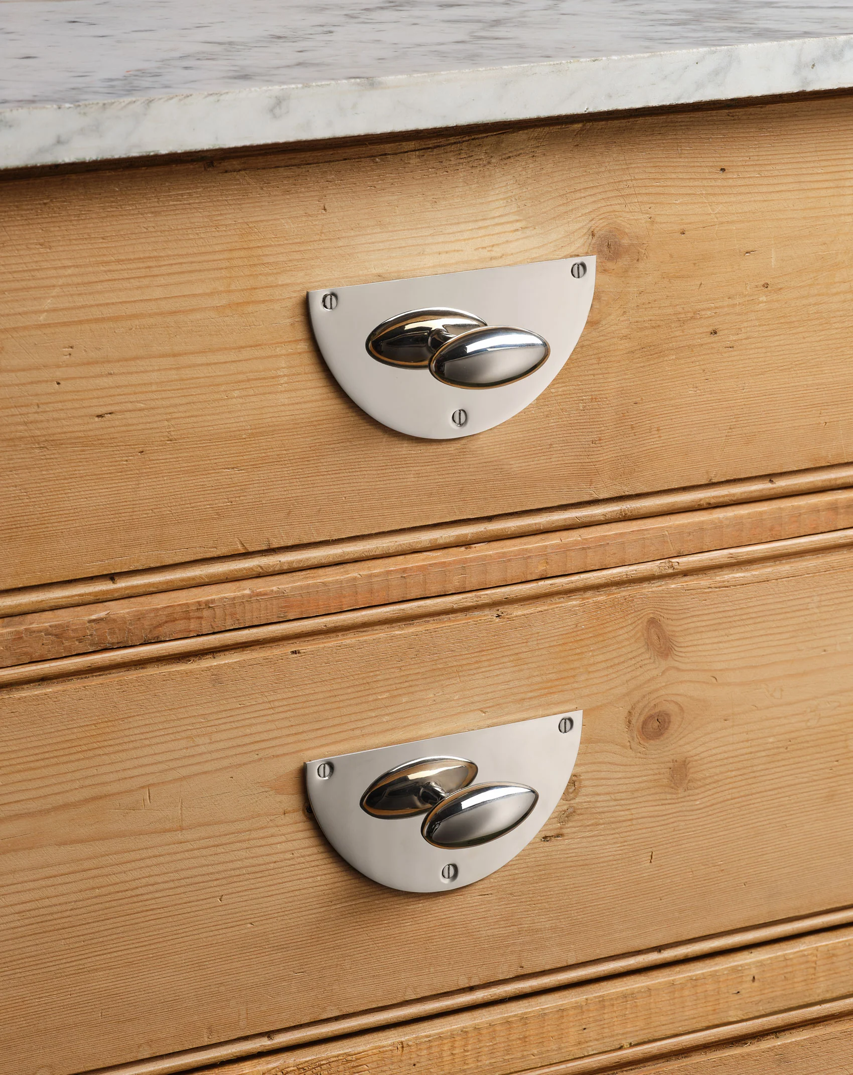 Polished Nickel Oval Knob - Image 5