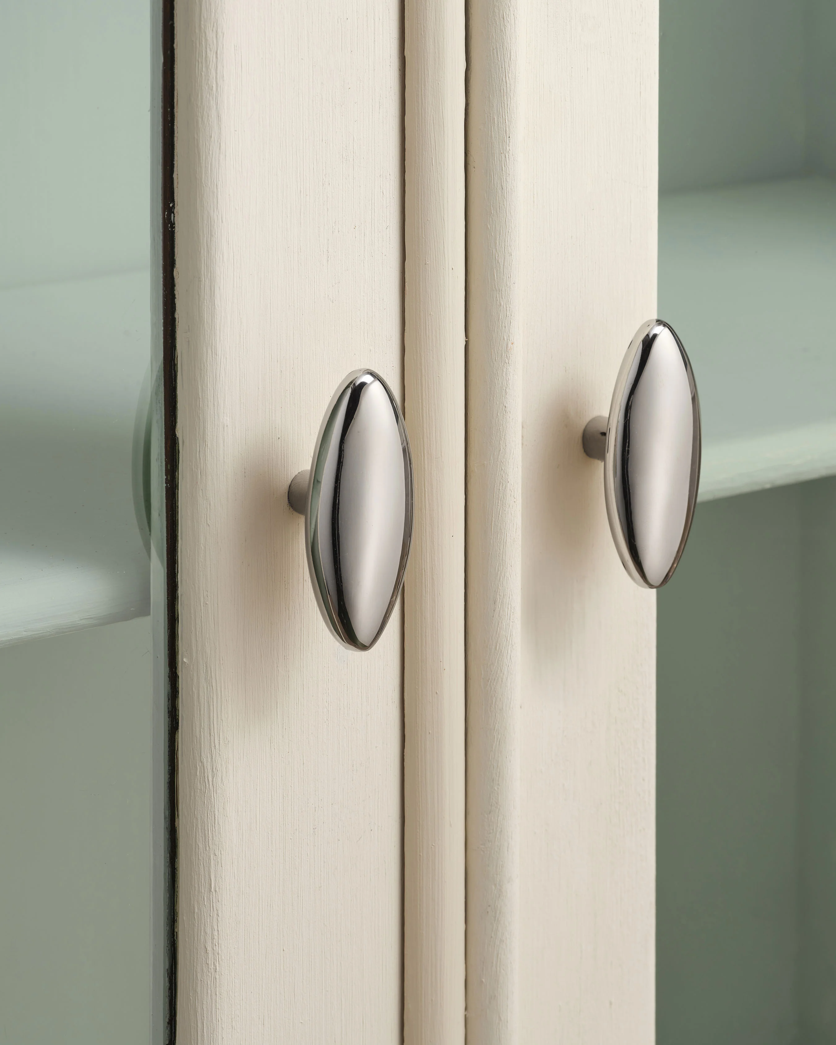 Polished Nickel Oval Knob - Image 6