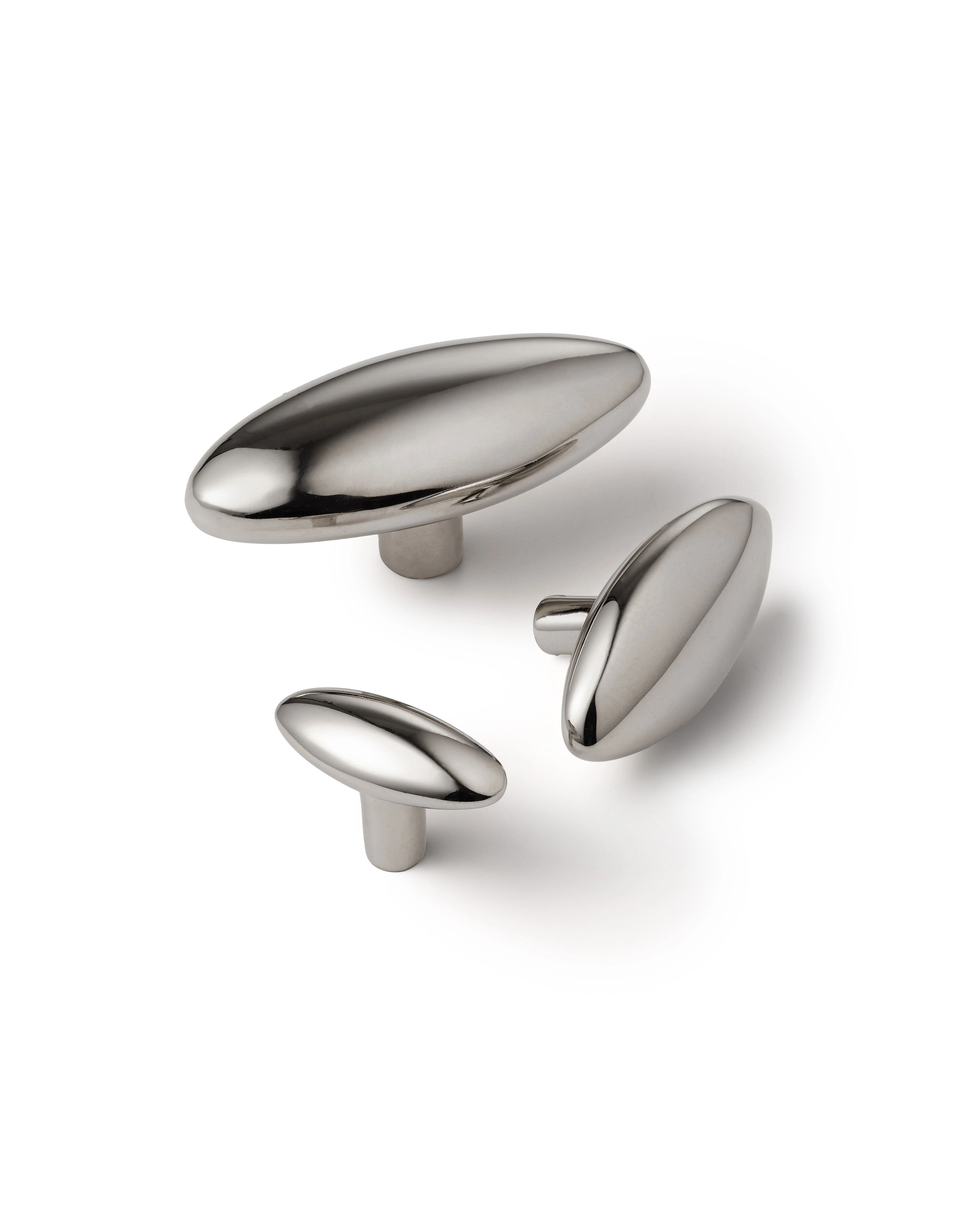Polished Nickel Oval Knob - Image 7