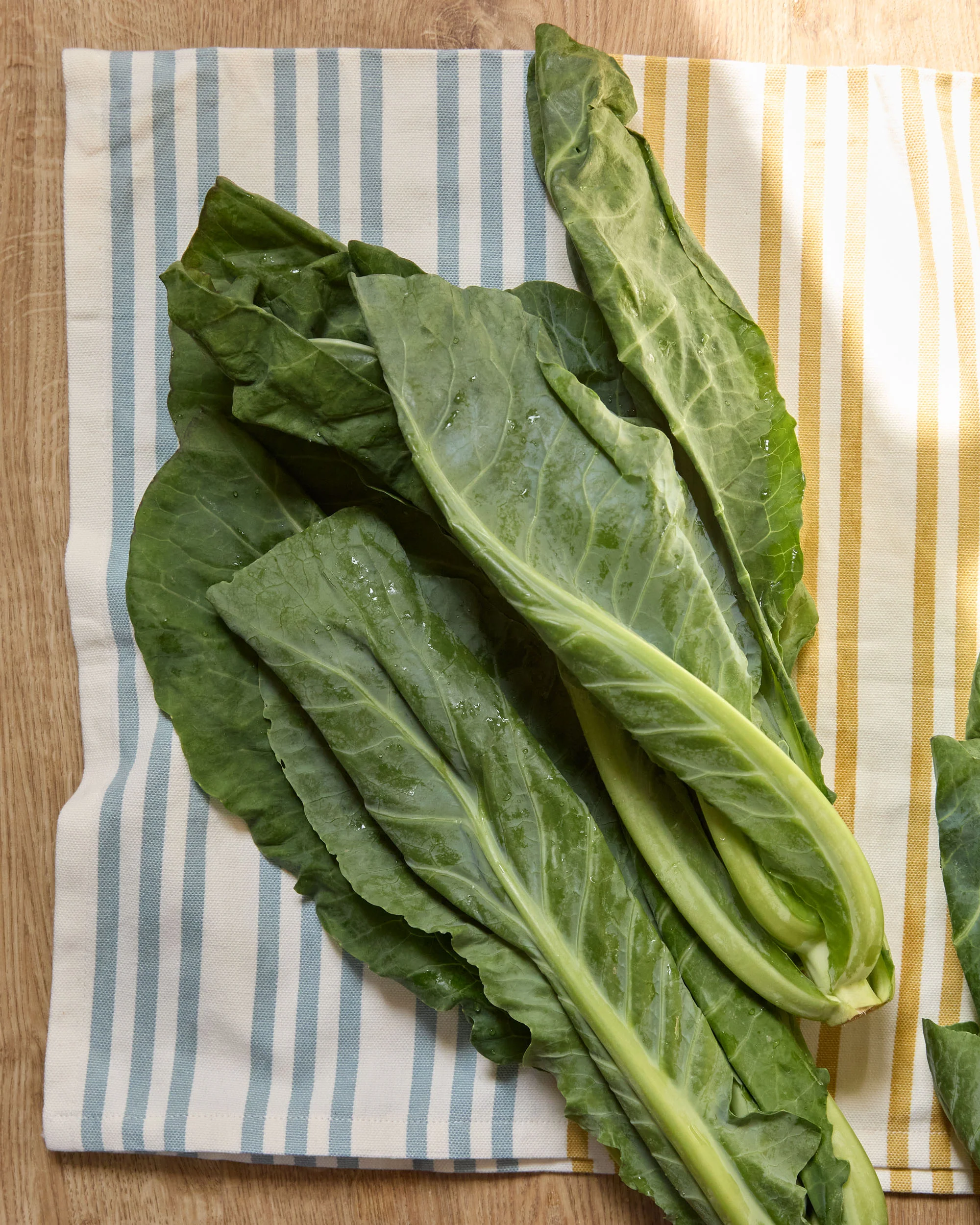 Stripe Tea Towel Set, Blues - Image 3