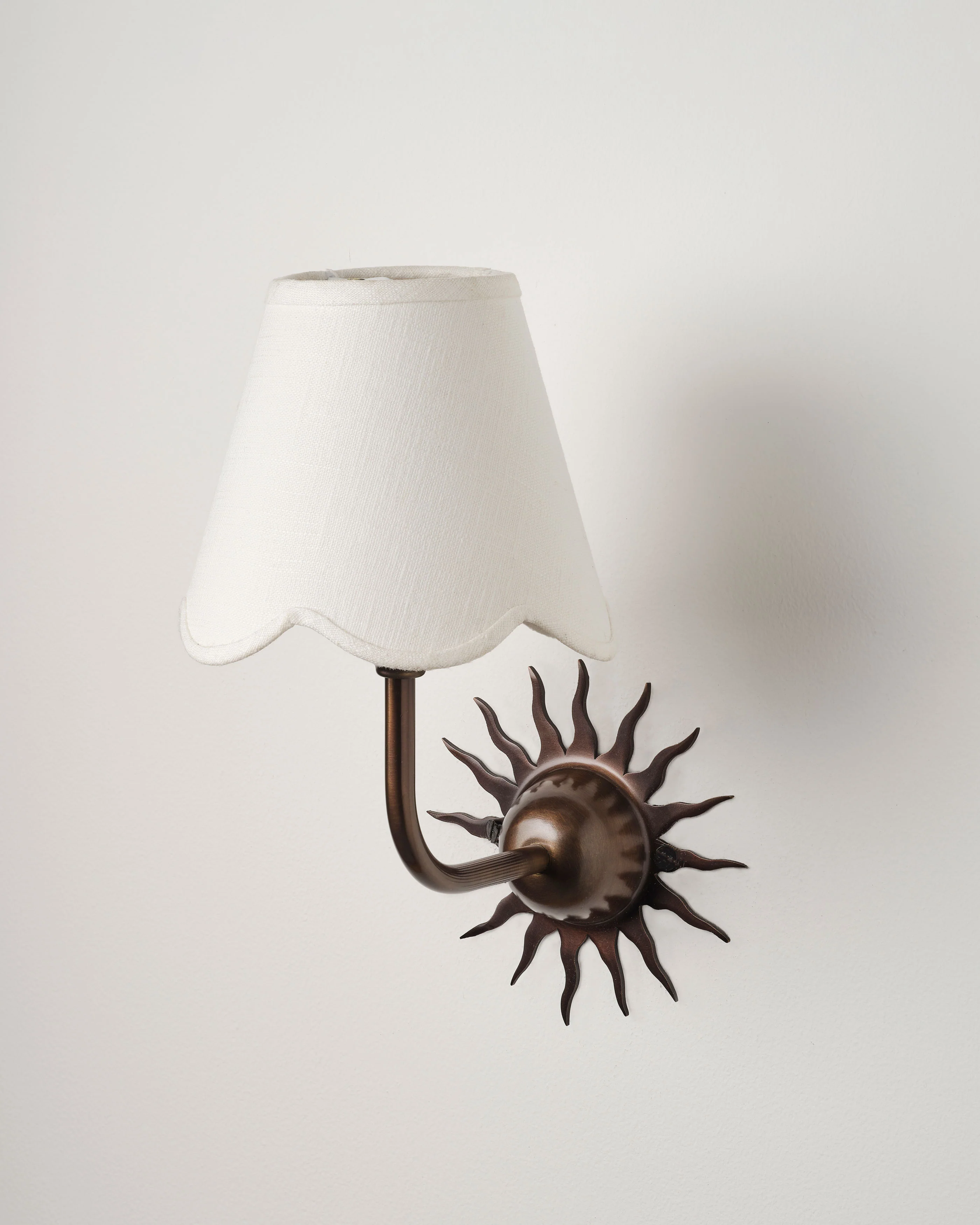 Sunburst Wall Light, Blackened Bronze - Image 3