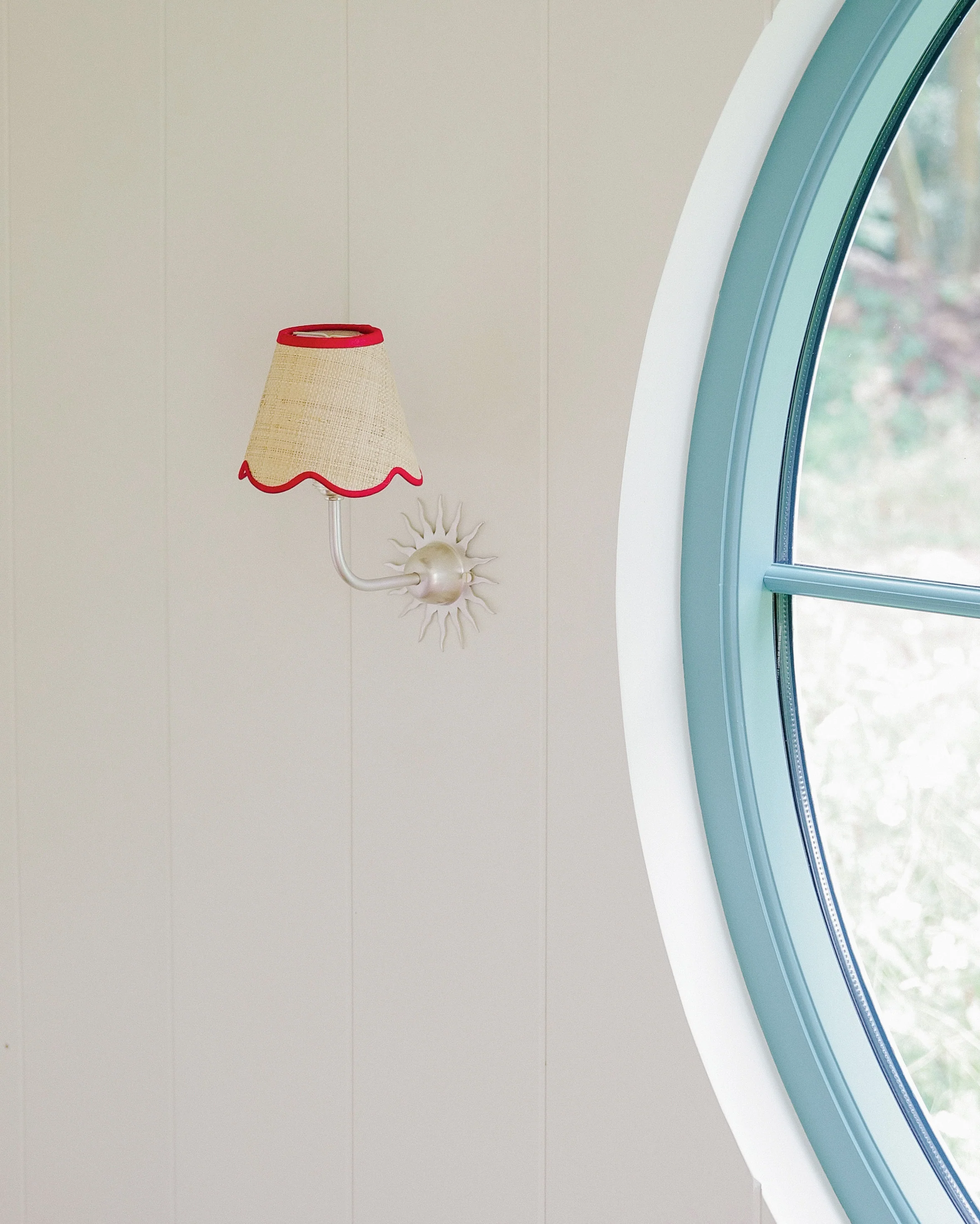 Sunburst Wall Light, Brushed Silver - Image 3