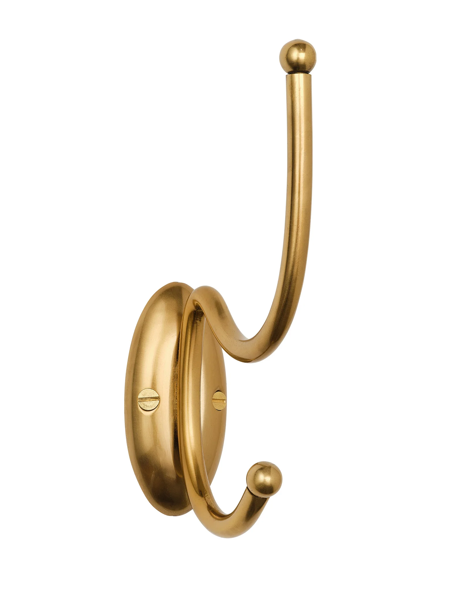 Tay Coat Hook, Aged Brass - Image 4