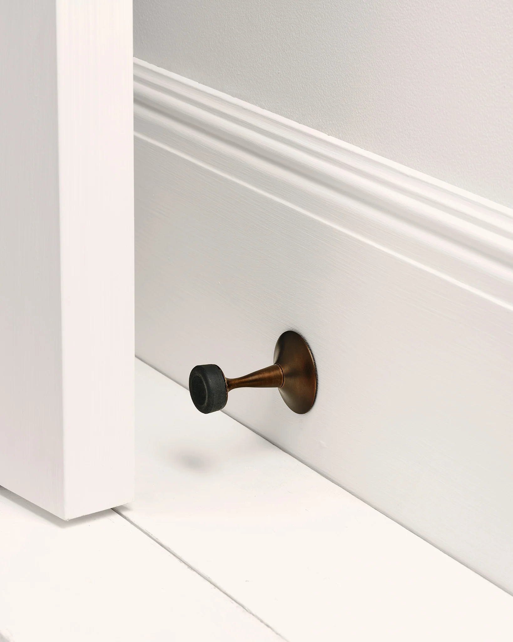 Wall Door Stop, Blackened Bronze - Image 4