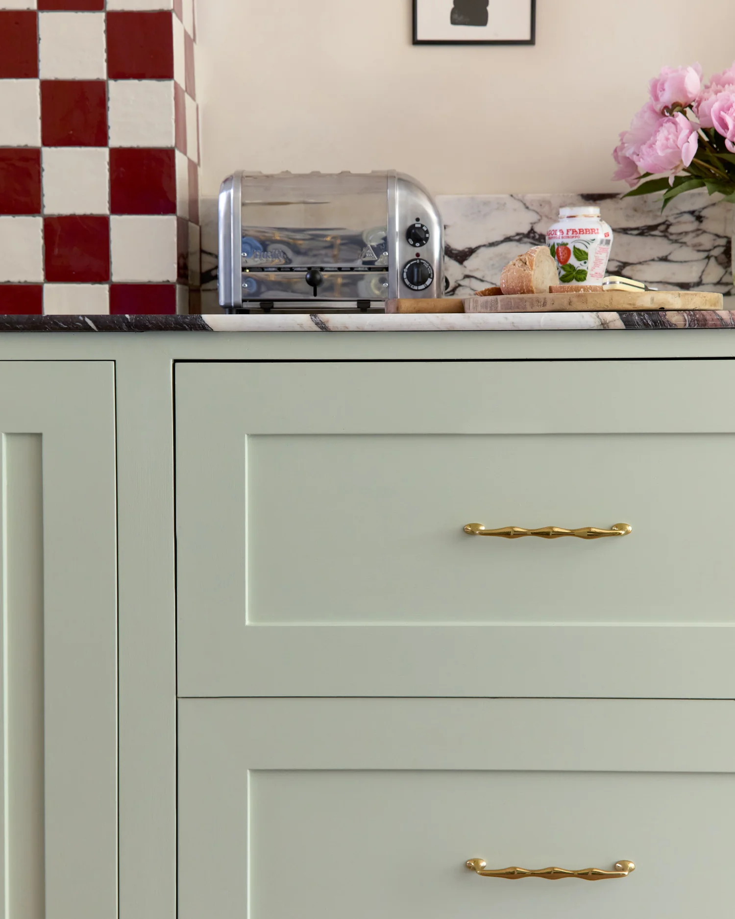 Wave Handle, Aged Brass - Image 7