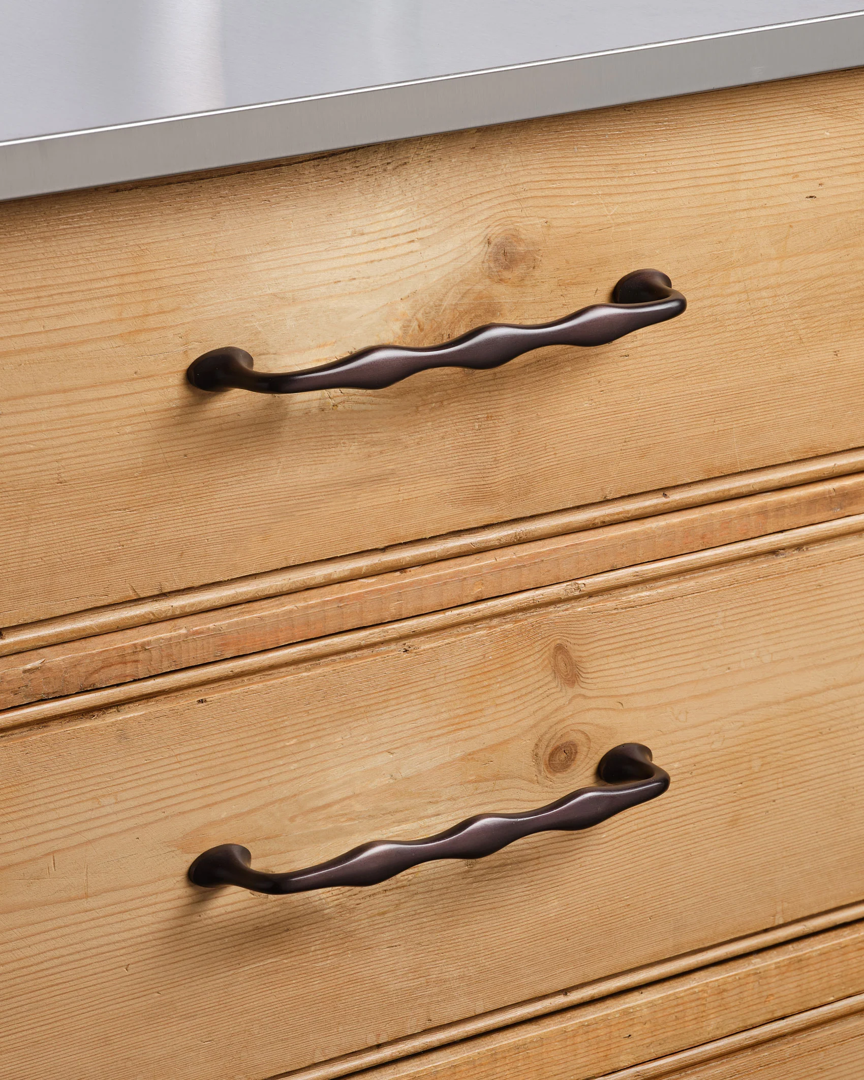 Wave Handle, Blackened Bronze - Image 3