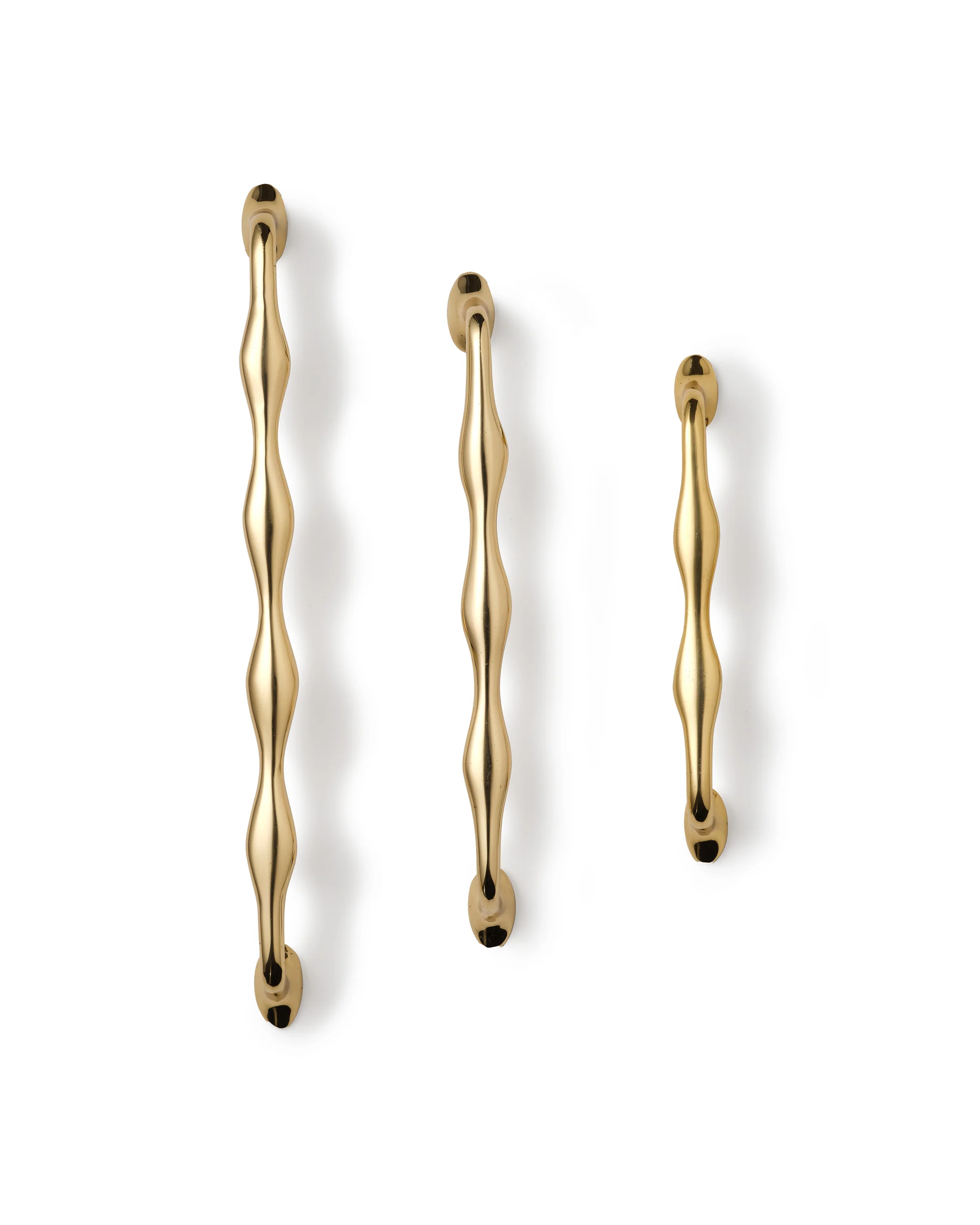 Wave Handle, Polished Brass - Image 5
