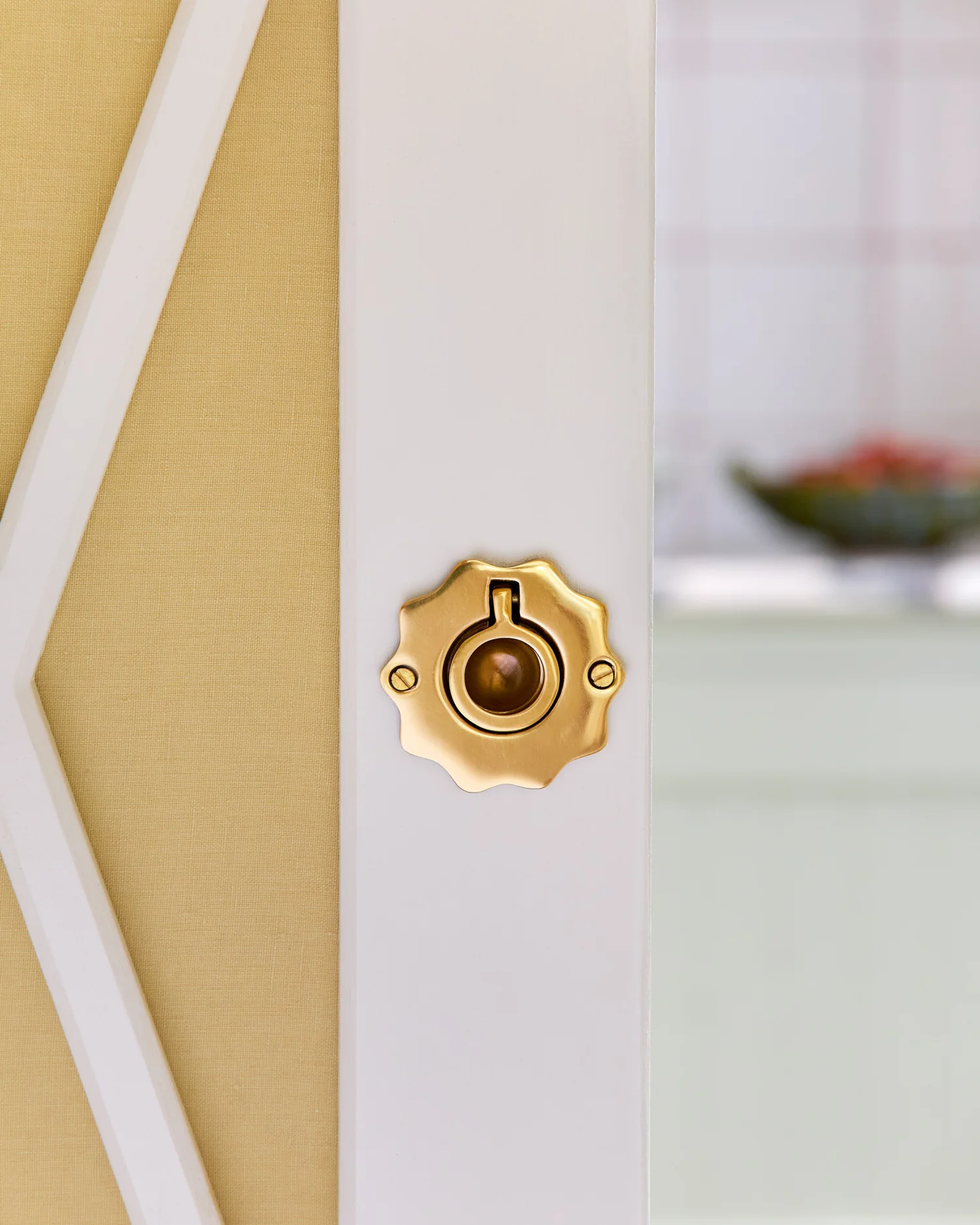 Wave Recess Pull, Aged Brass - Image 3