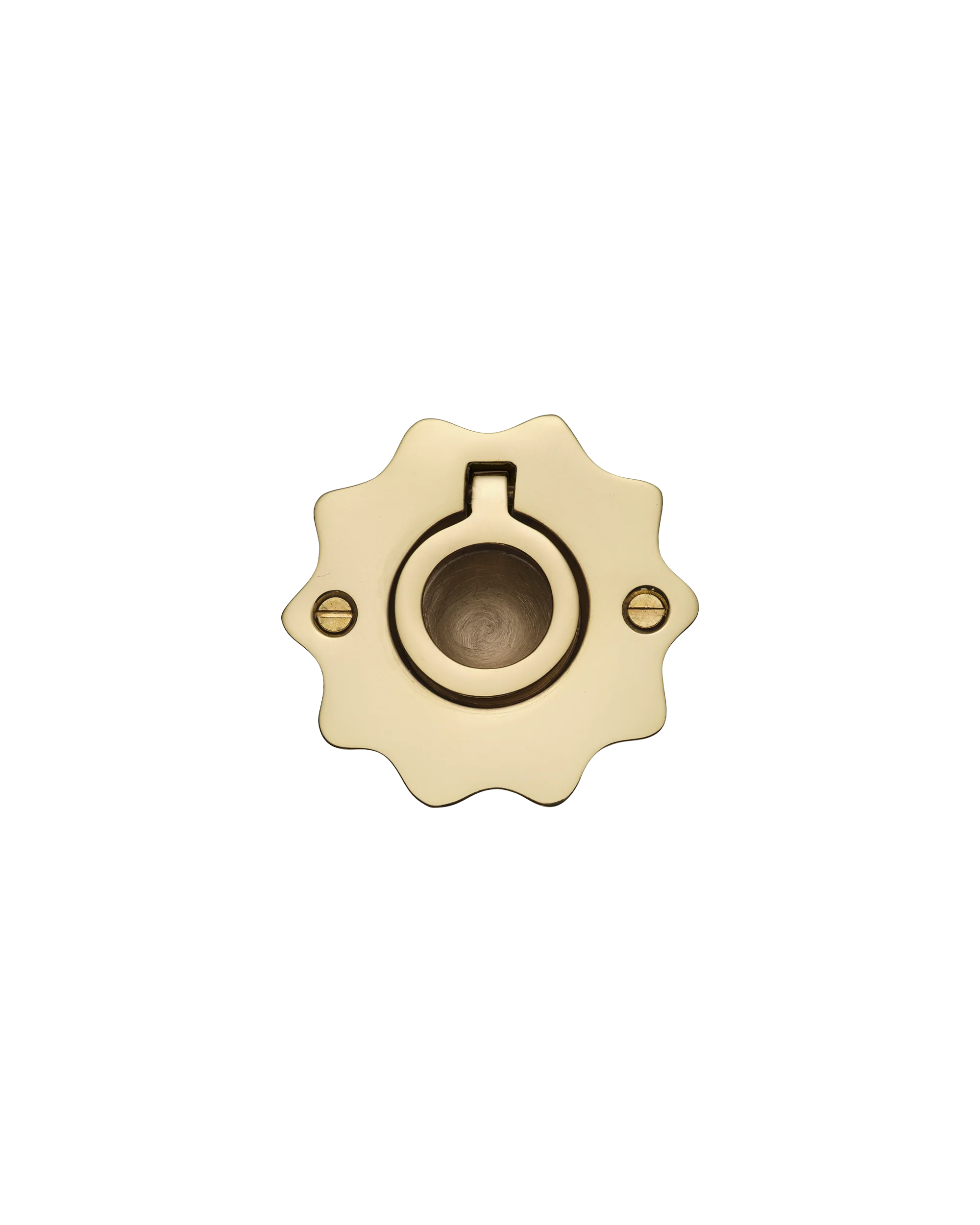 Wave Recess Pull, Polished Brass - Image 3